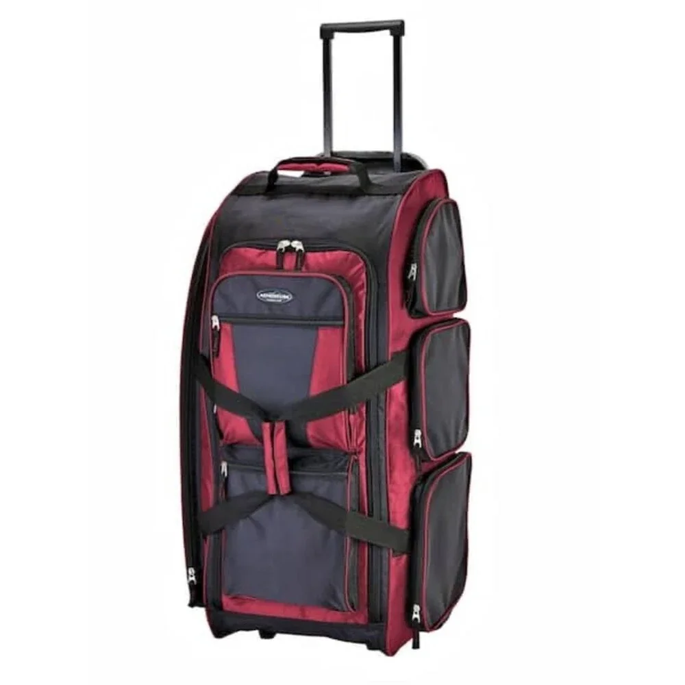 Travelers Club 30 in. Multi-Pocket Upright Rolling Duffel Bag luggage Handle